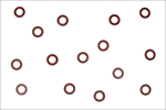 SILICONE O-RING (P6/ORANGE)